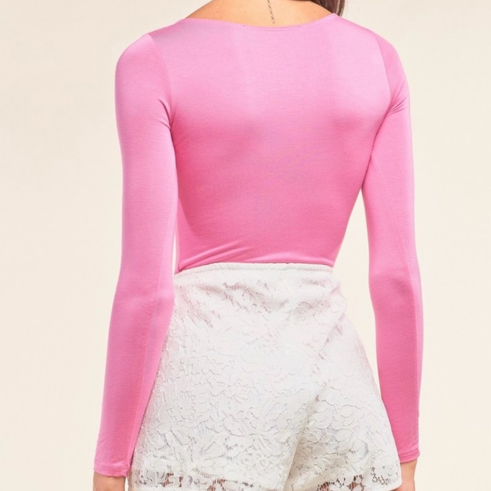 NWT Sugarlips Pink Bodysuit - Picture 3 of 8